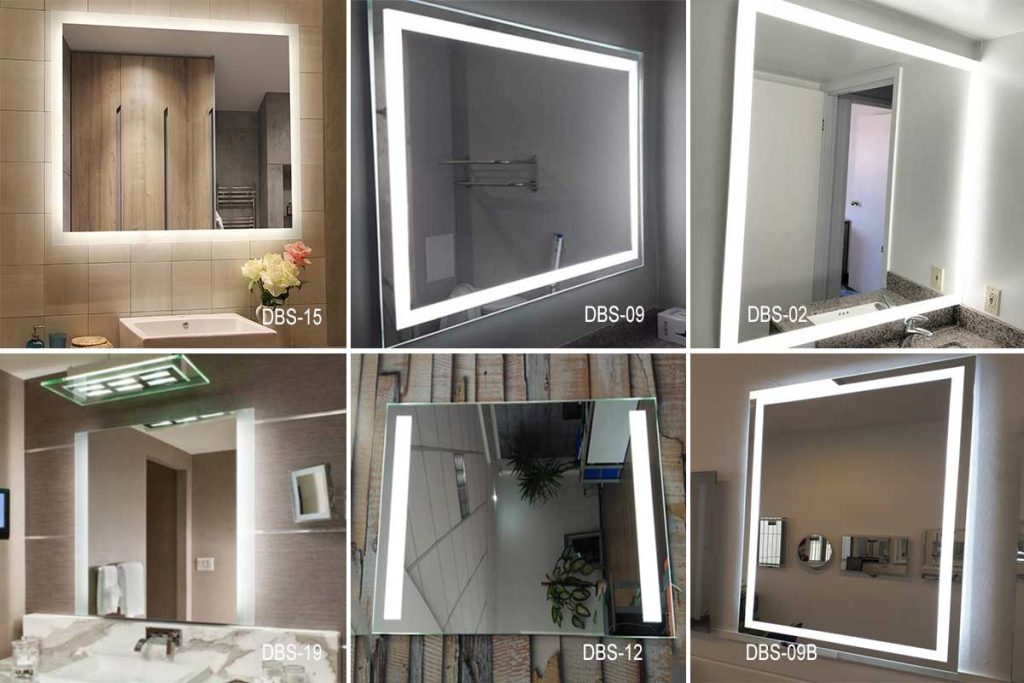 Hotel Bathroom Mirror Collection Best Backlit Vanity Mirrors